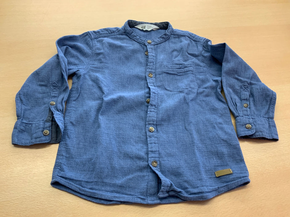 H&M Hemd 104 Blau