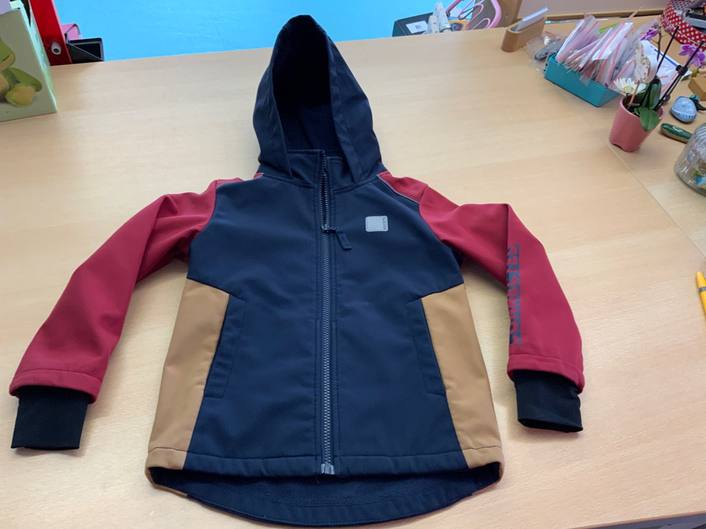 s.Oliver Jacke 116 Blau, Rot, Beige, Schwarz