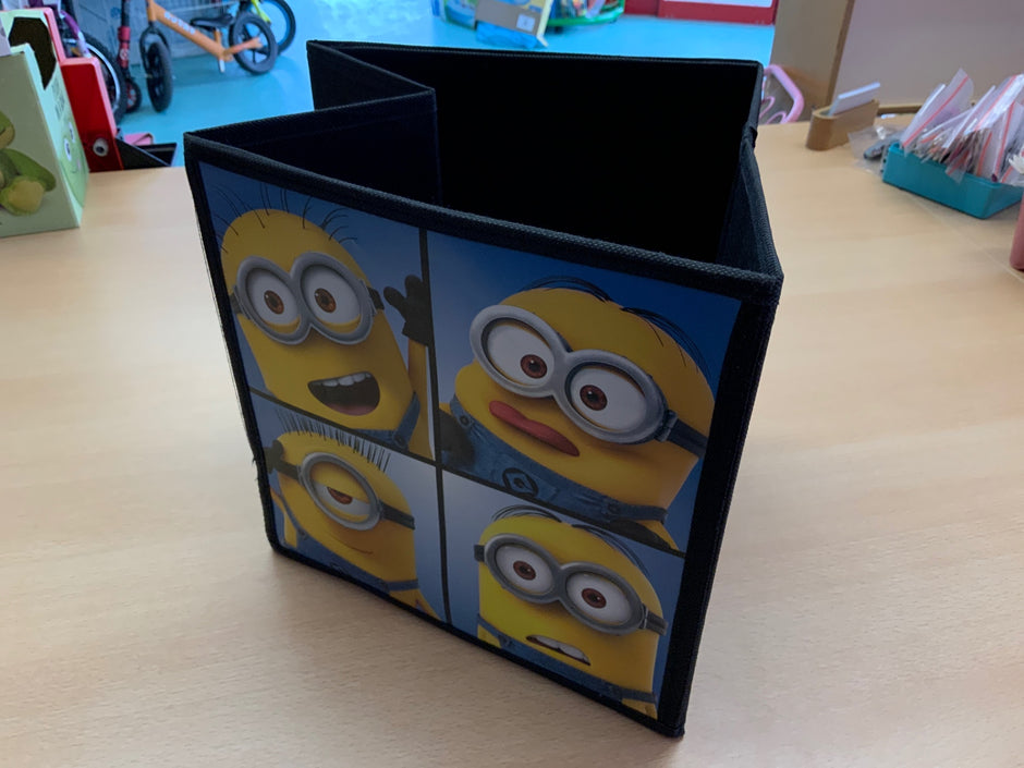 Aufbewahrungsbox Blau, Gelb, Grau
