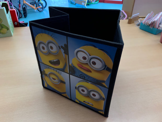 Aufbewahrungsbox Blau, Gelb, Grau