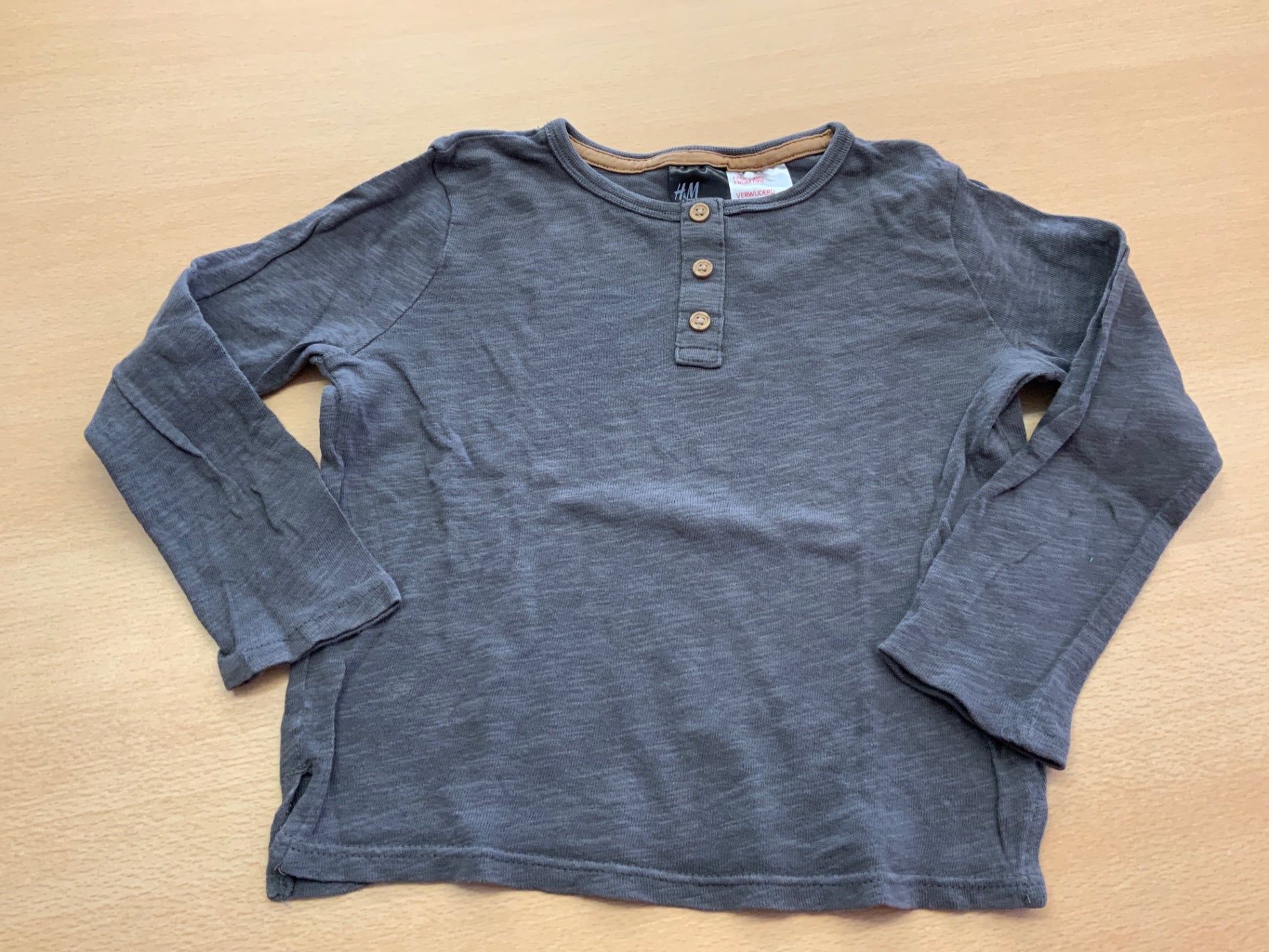 H&M Langarmshirt 110/116 Grau