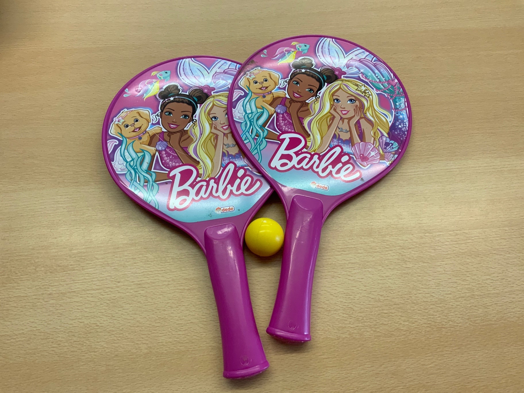 Dede Spielzeug Barbie Lila und Gelb