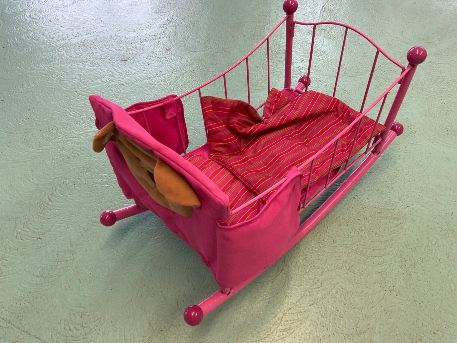 Puppenbett Pink