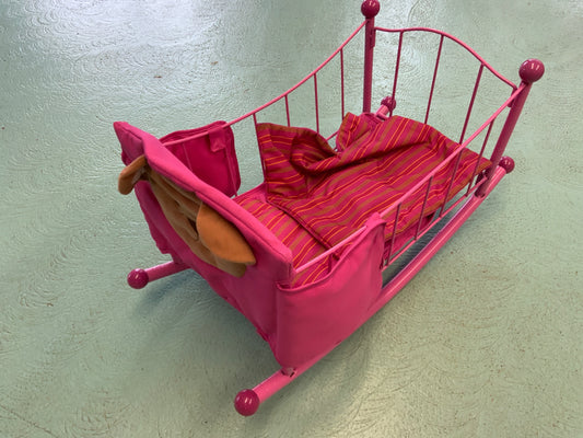 Puppenbett Pink