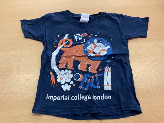 T-Shirt 110/116 Dunkelblau