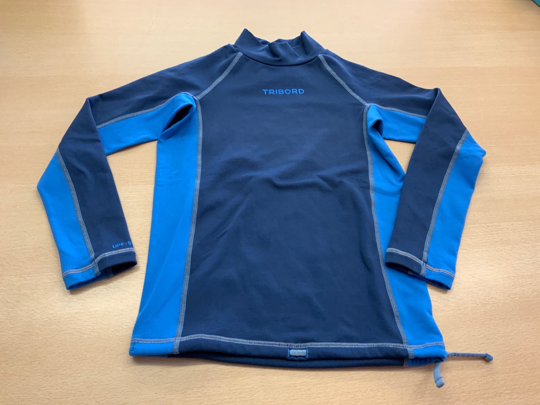 TRIBORD Badeshirt 134/140 Blau