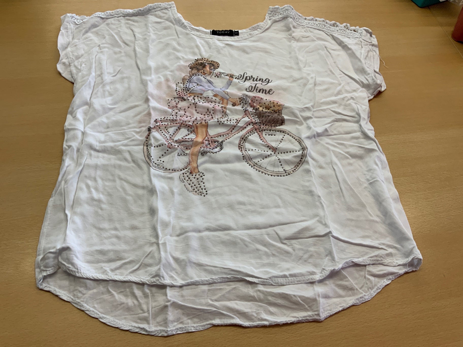 TODAY T-Shirt S Weiß