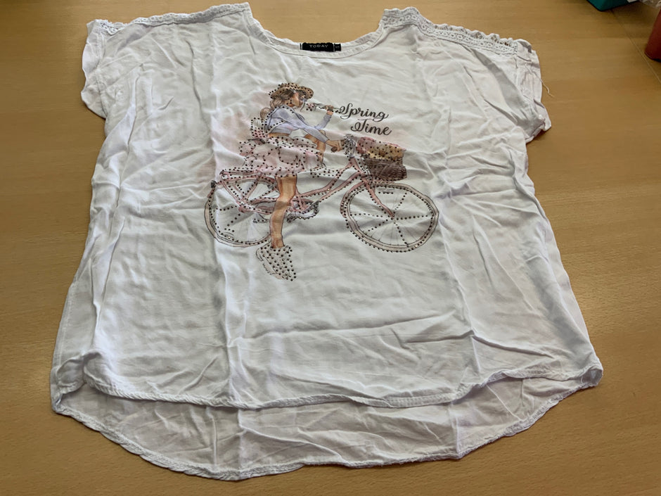 TODAY T-Shirt S Weiß
