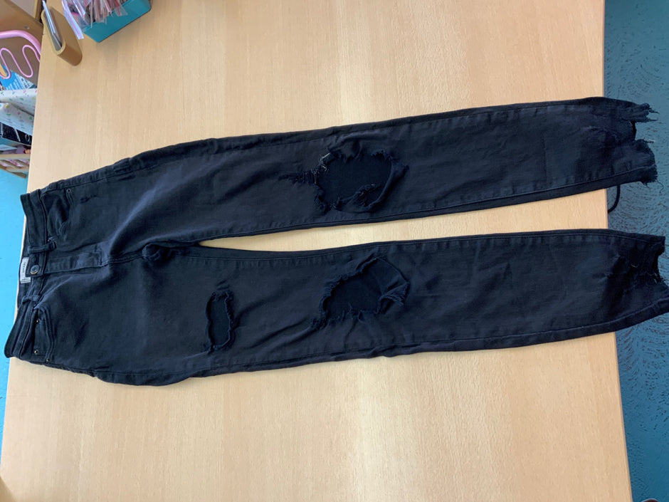 Jeans 34 Schwarz