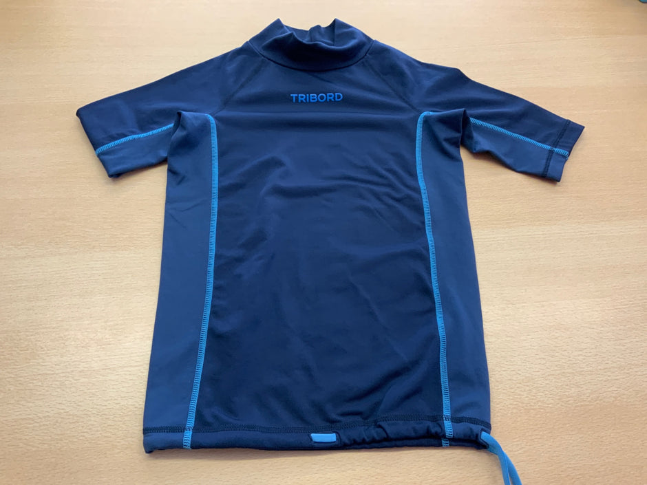 TRIBORD Badeshirt 134/140 Blau