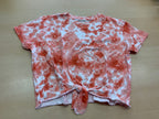 T-Shirt M Coral und Weiß