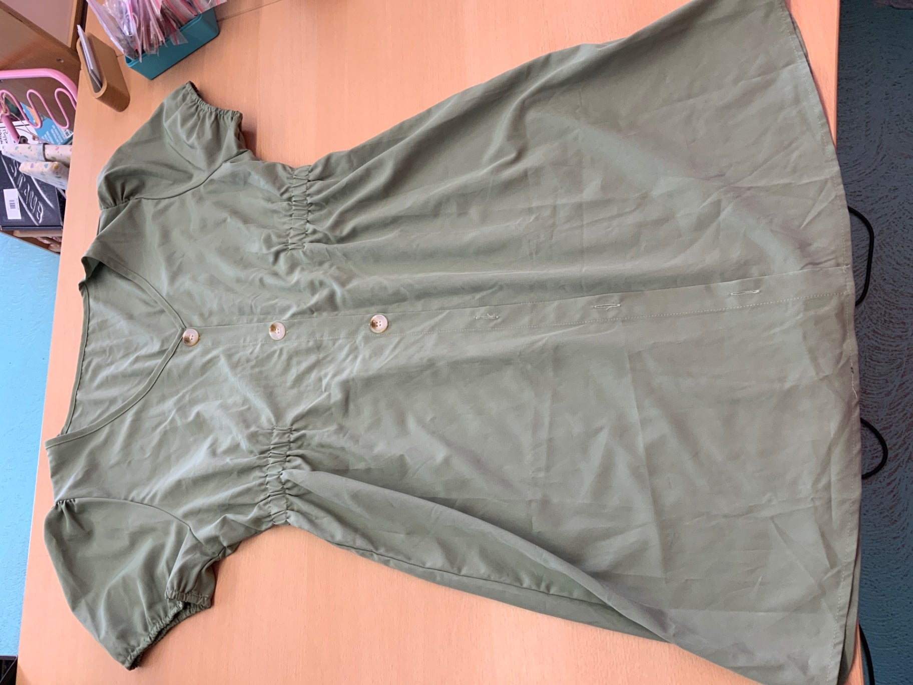  Kleid XL Olivgrün