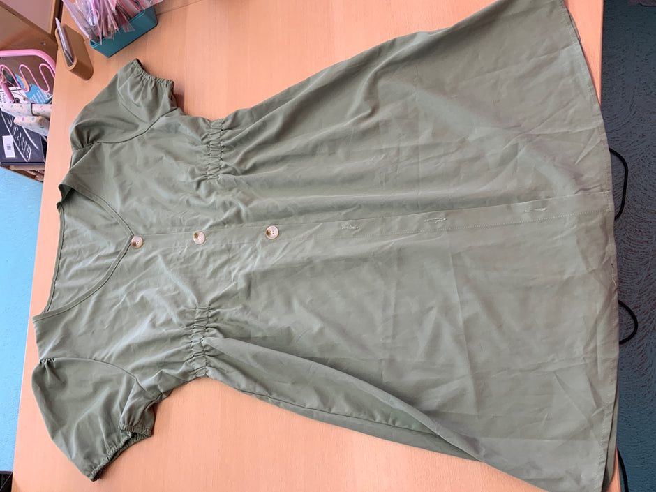  Kleid XL Olivgrün
