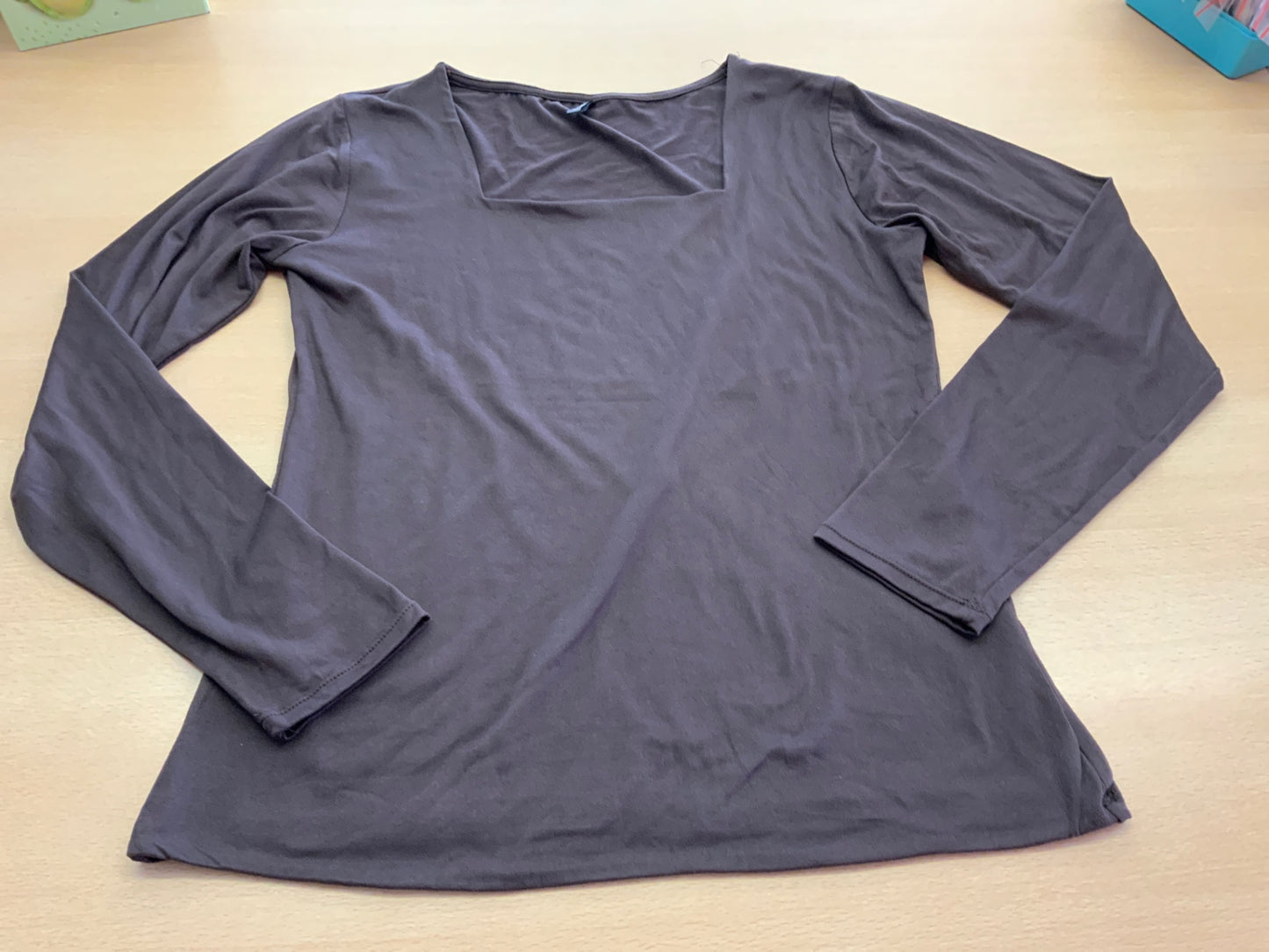  Langarmshirt L Braun