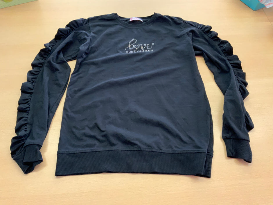Sweatshirt 176 Schwarz