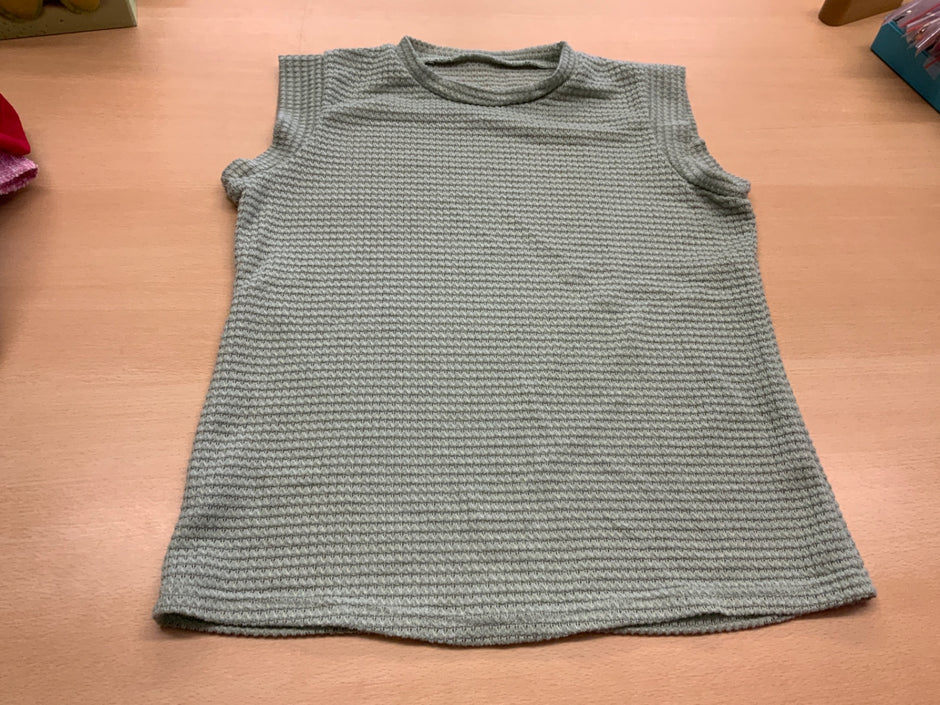 Ärmelloses Top Grün