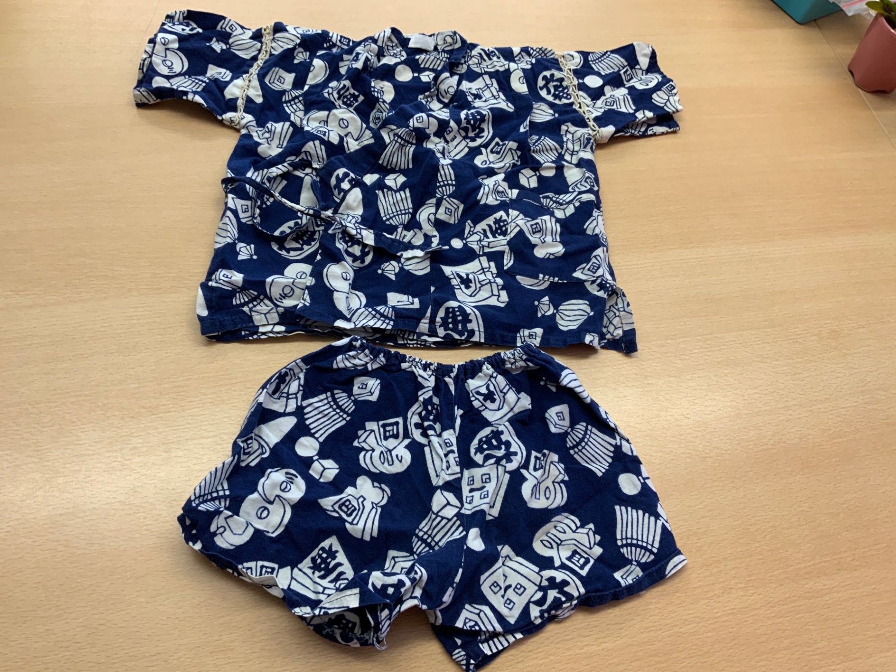  Baby-Set 92 Blau und Weiß