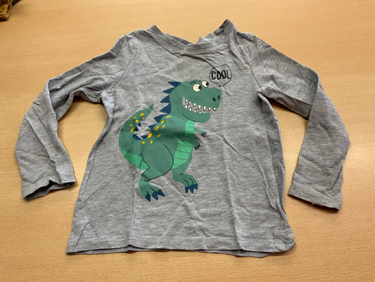 Langarmshirt 98 Grau