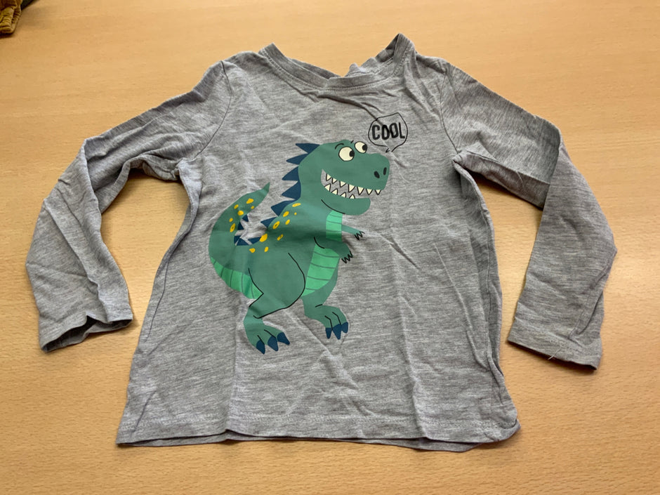 Langarmshirt 98 Grau