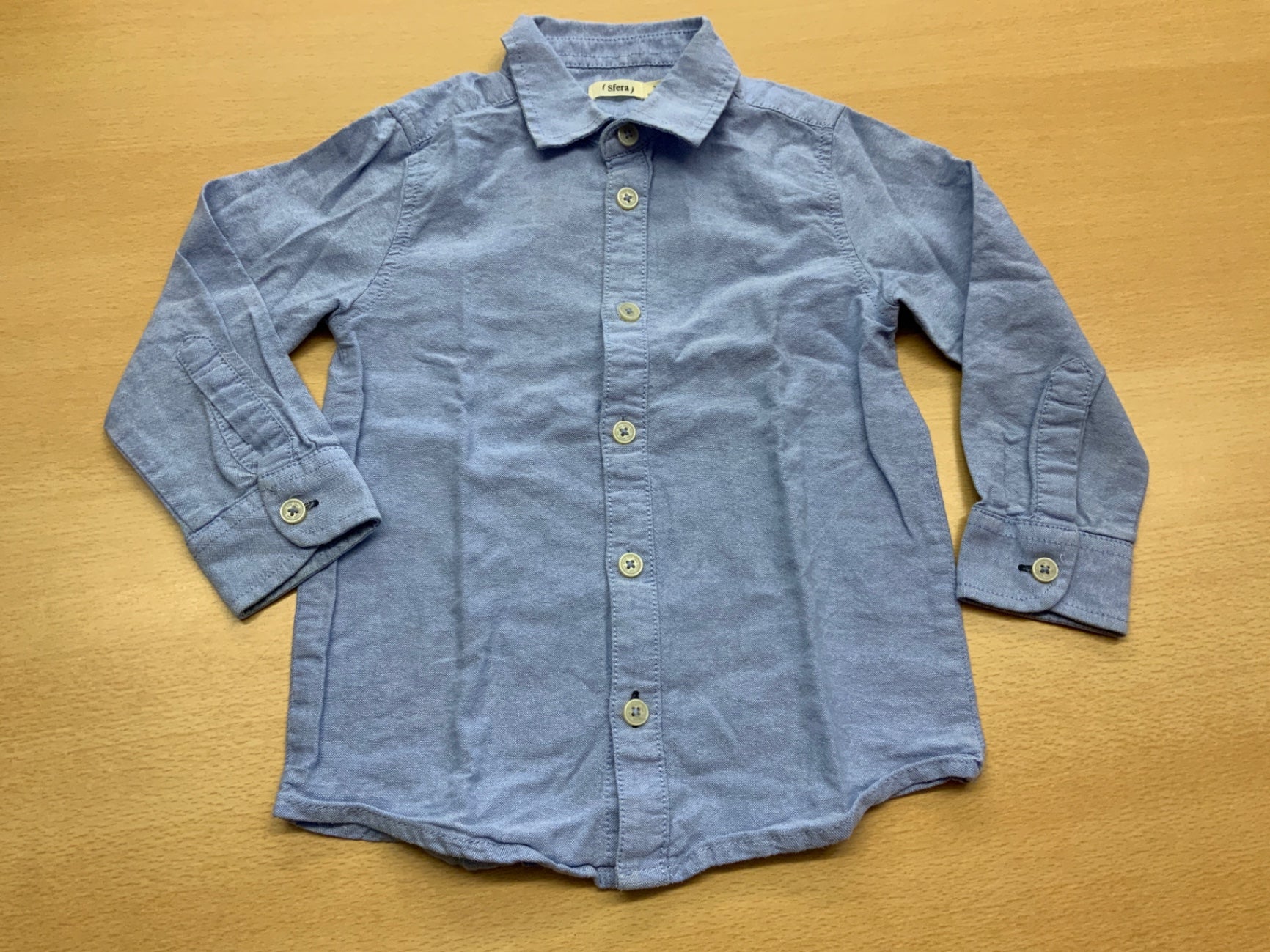 Hemd 98/104 Blau