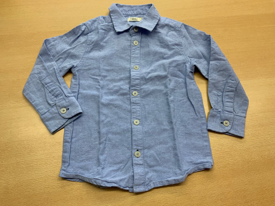 Hemd 98/104 Blau