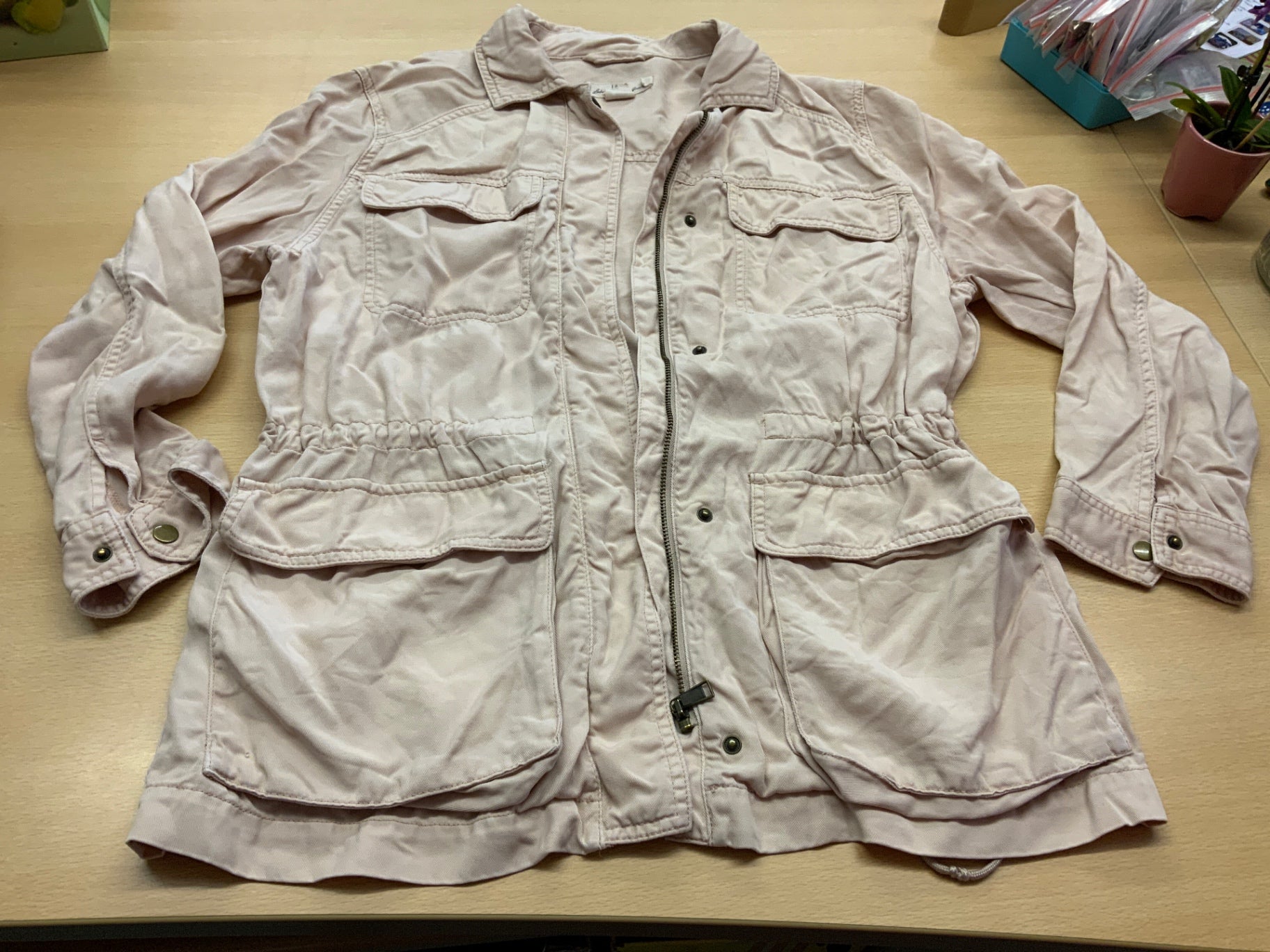 Jacke 38 Beige