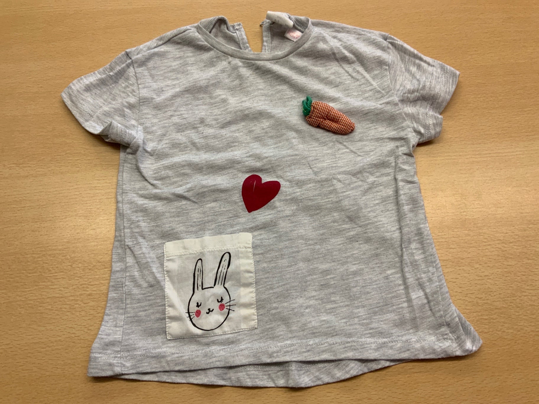  T-Shirt 98 Grau