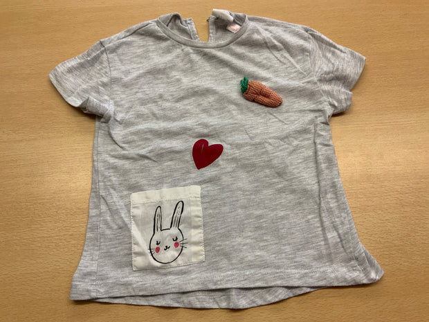  T-Shirt 98 Grau