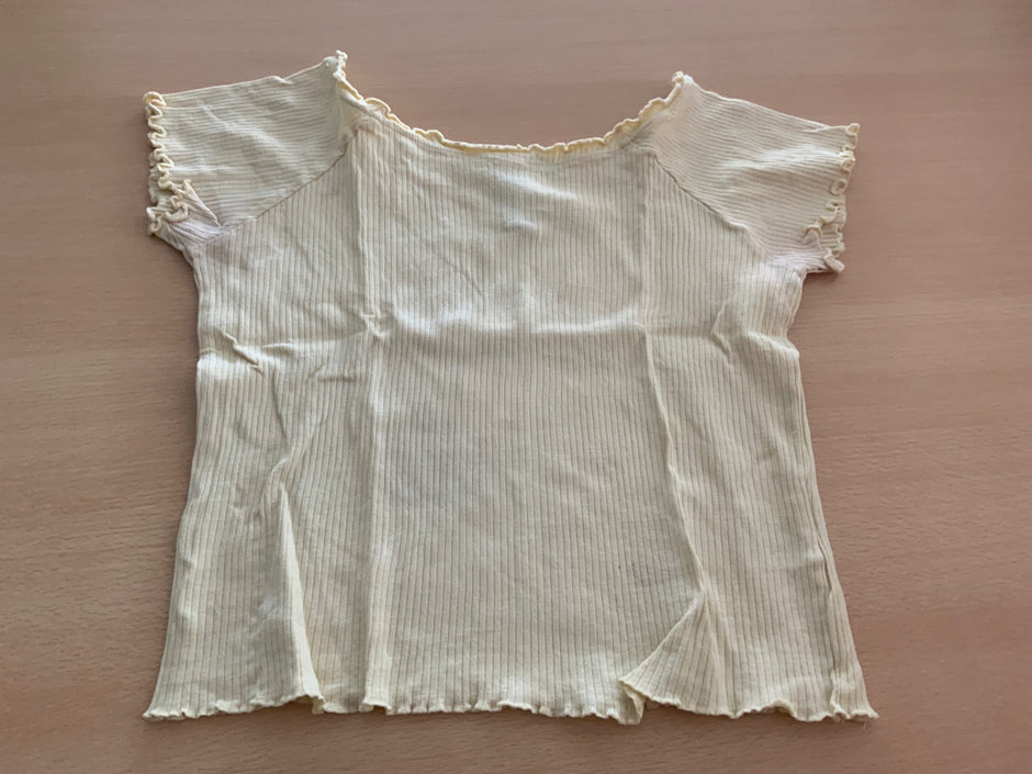  T-Shirt S Elfenbein