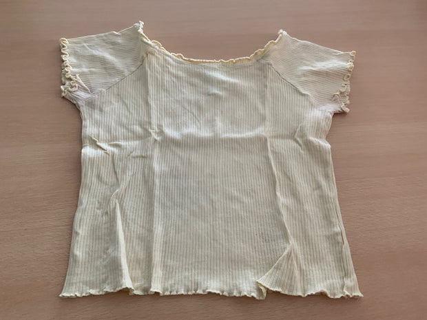  T-Shirt S Elfenbein