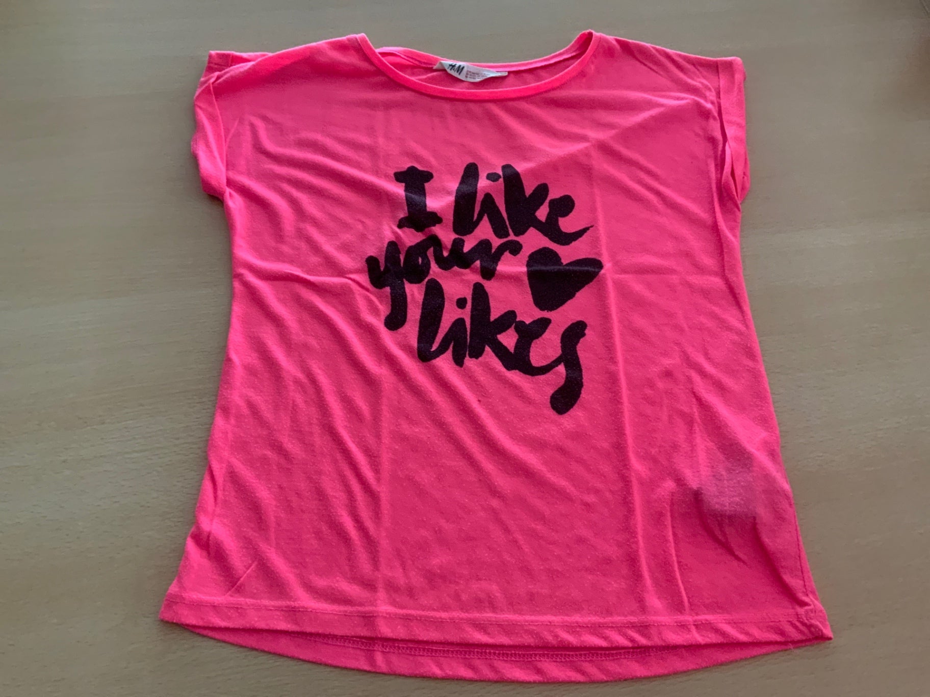H&M T-Shirt 146/152 Pink