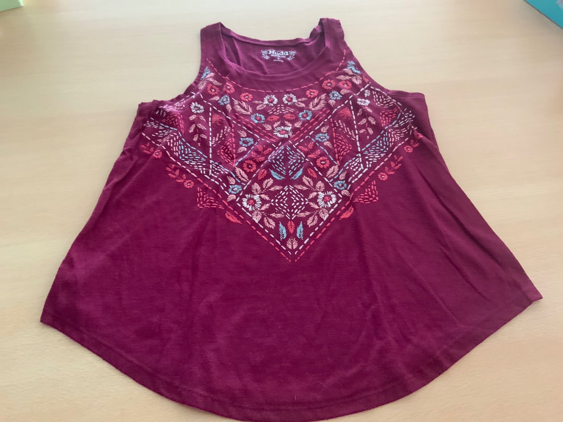 Tanktop S Burgunderrot