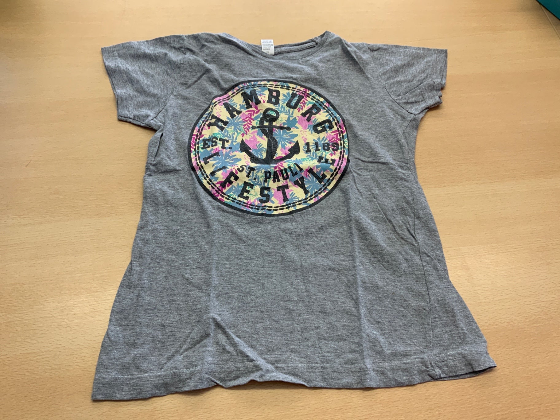 T-Shirt 152 Grau