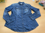 Hemdbluse M Blau