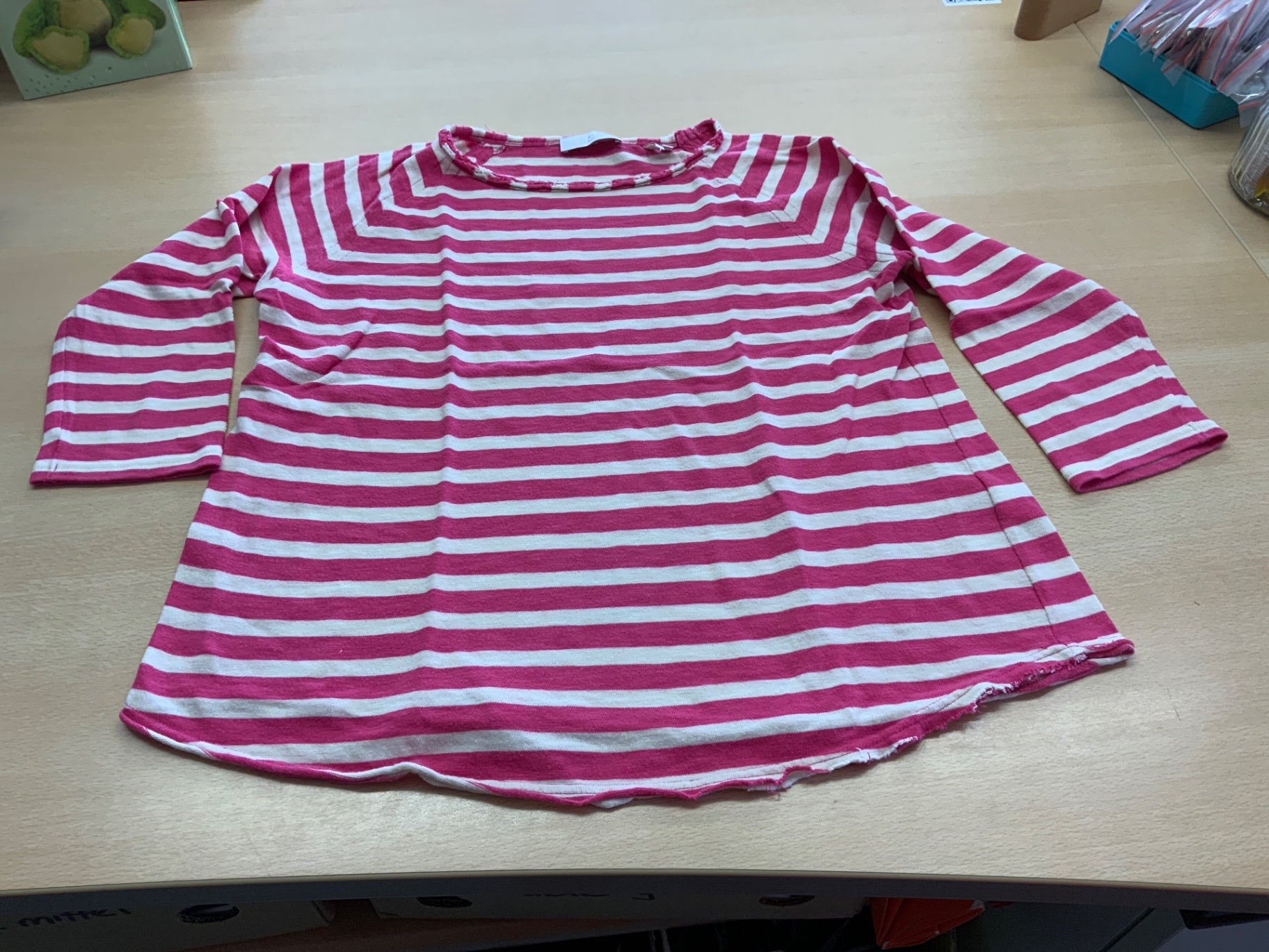 Unbekannt Pulli M Rot und Weiß