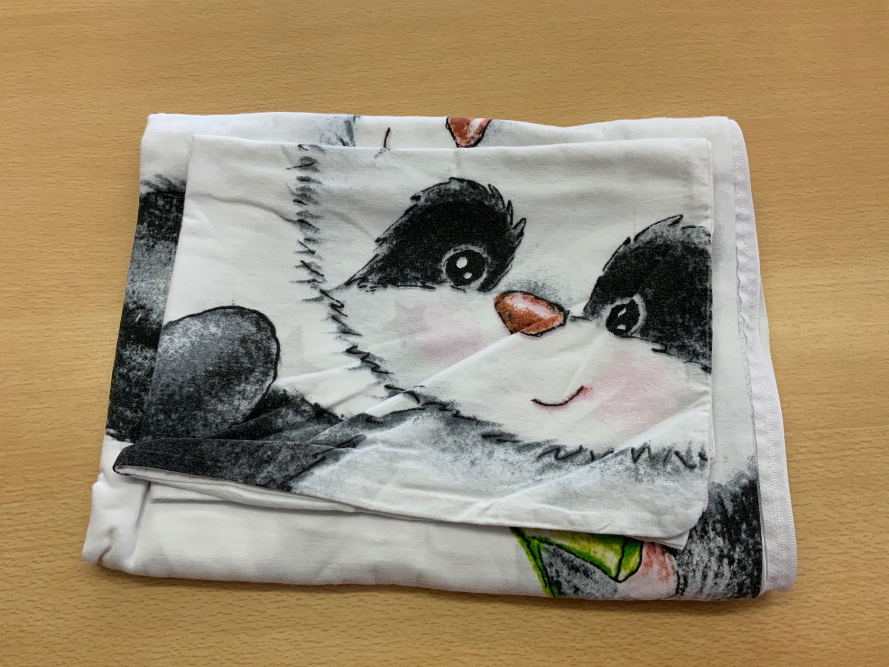  Kinderbettwäsche Weiß, Schwarz, Rosa, Orange, Grün