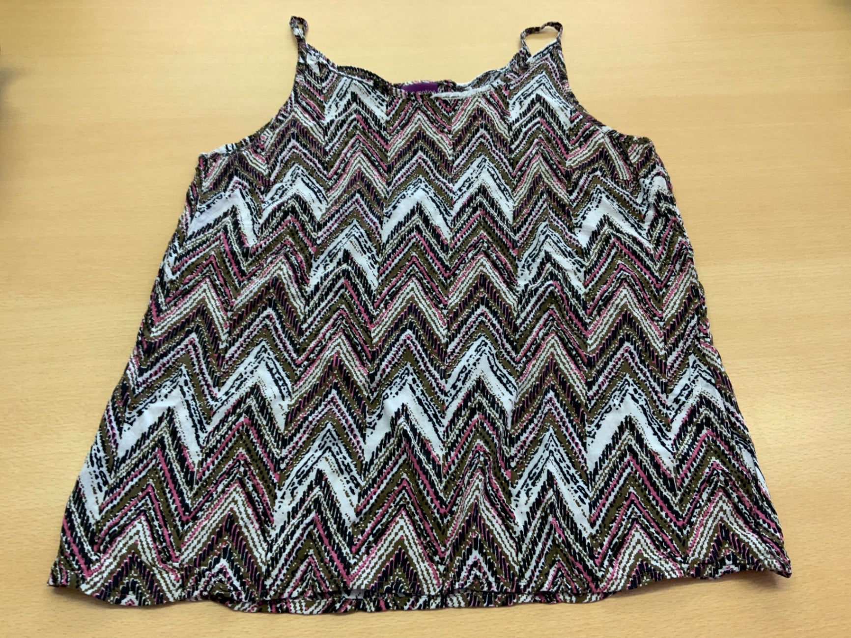 Bluse 36/38 Mehrfarbig (schwarz, Weiß, Pink, Gold, Braun)