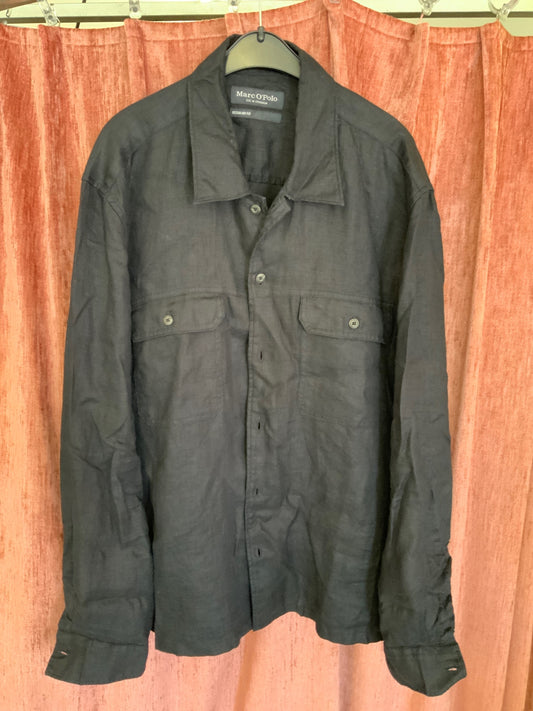 Marc O'Polo Hemd Schwarz