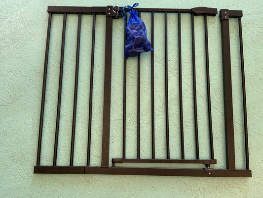 Absperrgitter Dunkelbraun