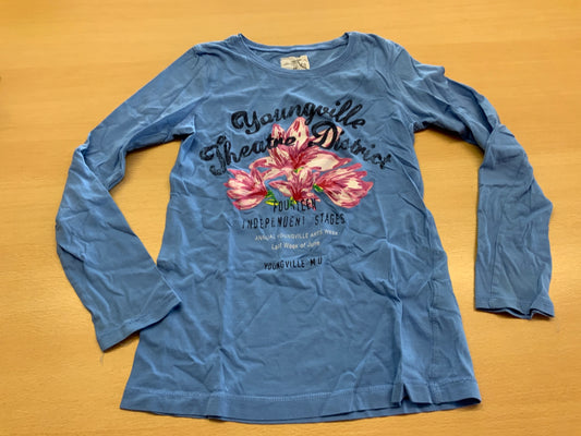 Langarm-Shirt 134/140 Blau