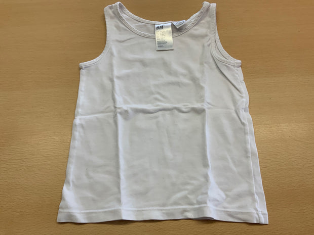 H&M Tanktop 110/116 Weiß