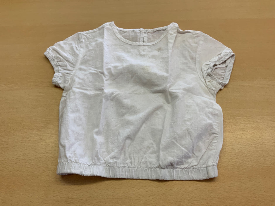 Bluse 116 Weiß