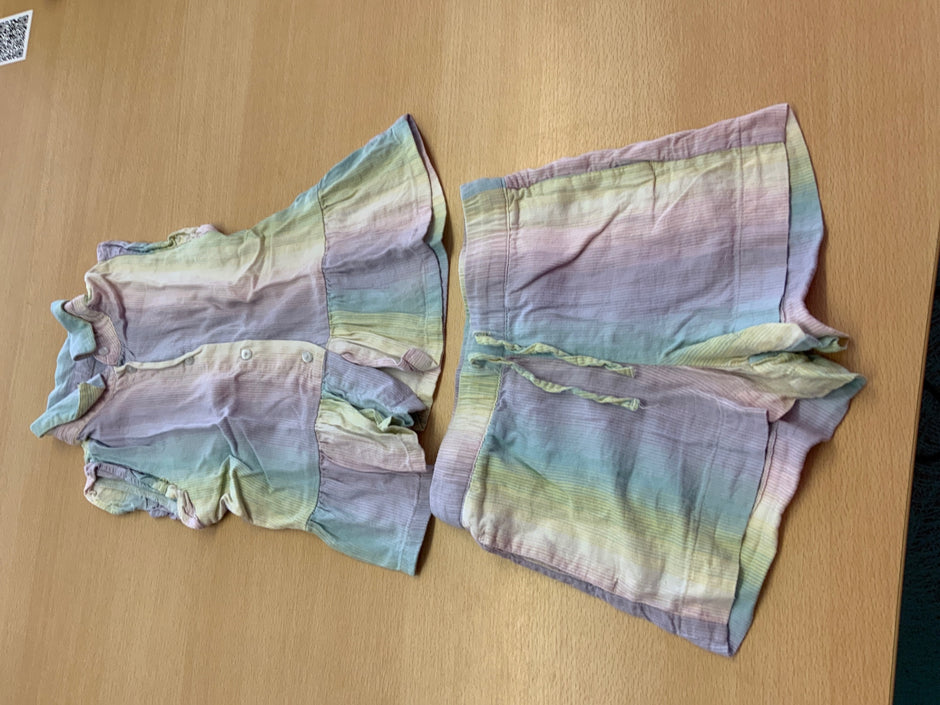  2-Teiler 116 Pastellfarben (Gelb, Grün, Rosa, Blau)