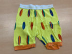 Hose 86/92 Gelb mit bunten Mustern