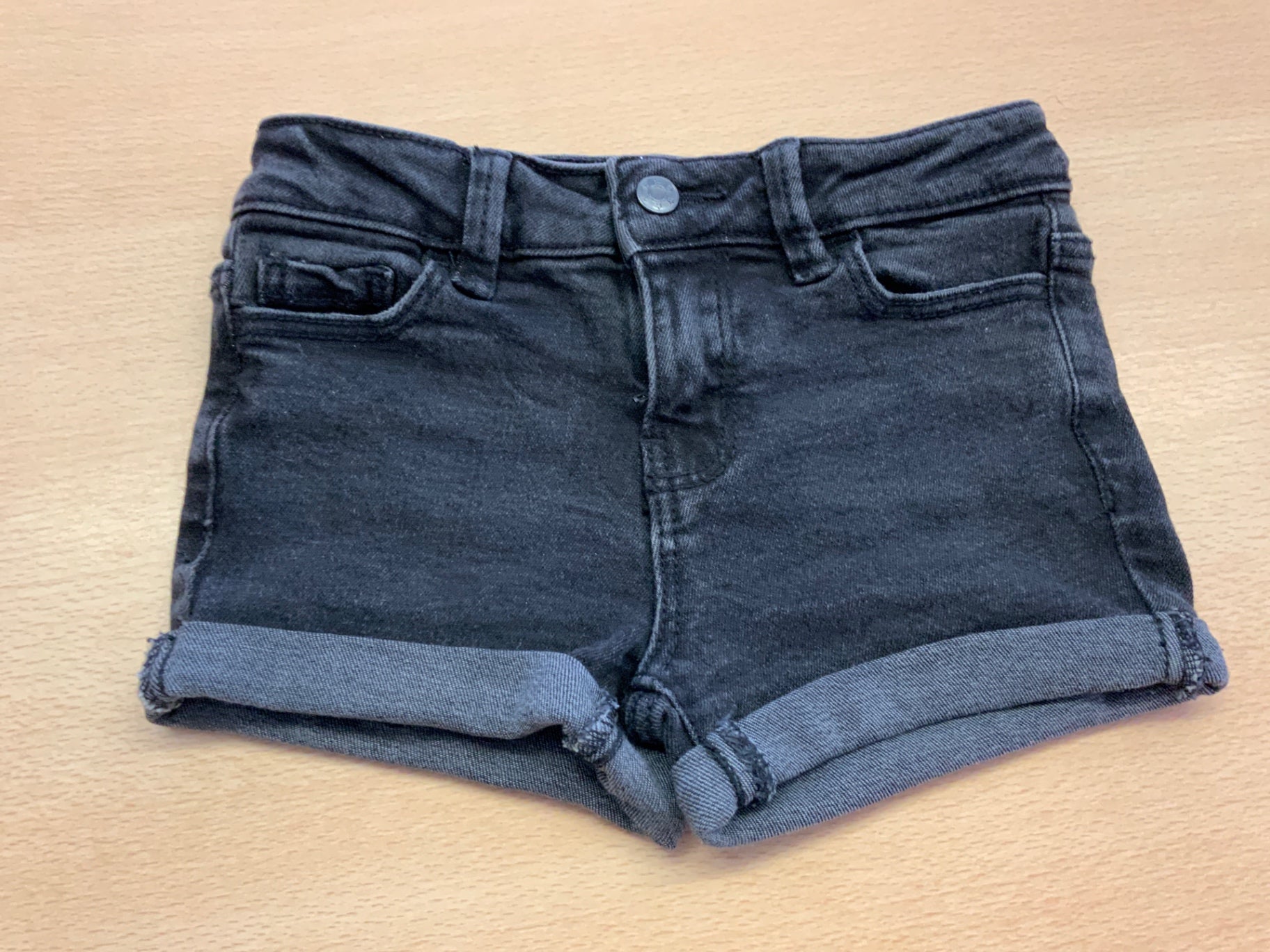 Jeans-Shorts Schwarz