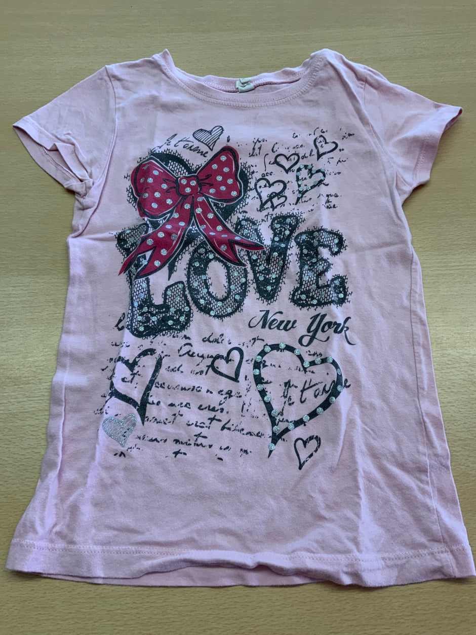 T-Shirt 134/140 Rosa