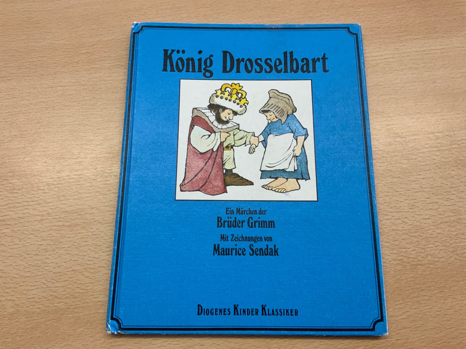 Diogenes Buch König Drosselbart Blau