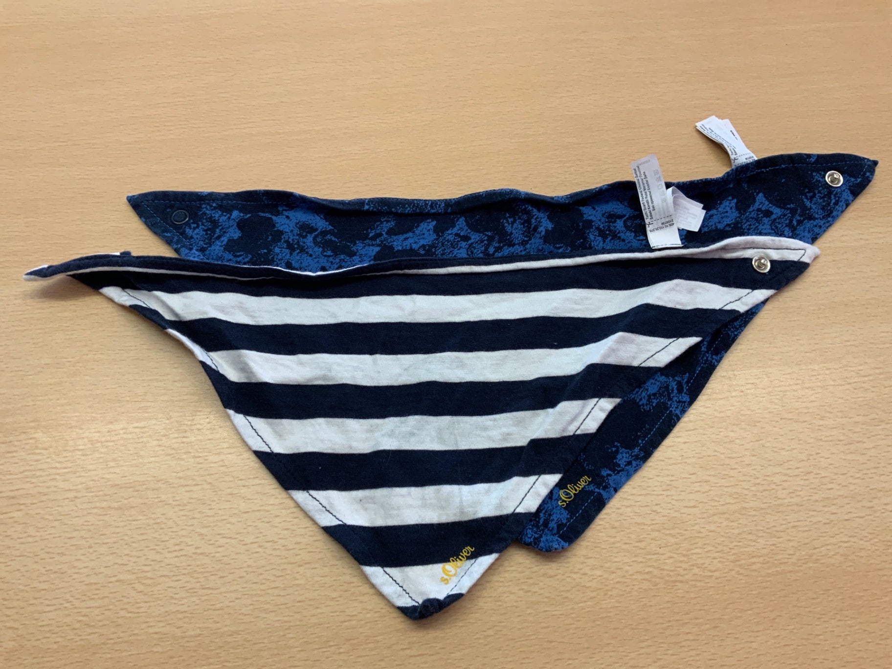 s.Oliver Babylätzli Blau, Weiß