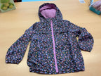 Jacke 110/116 Bunt mit Blumenmuster