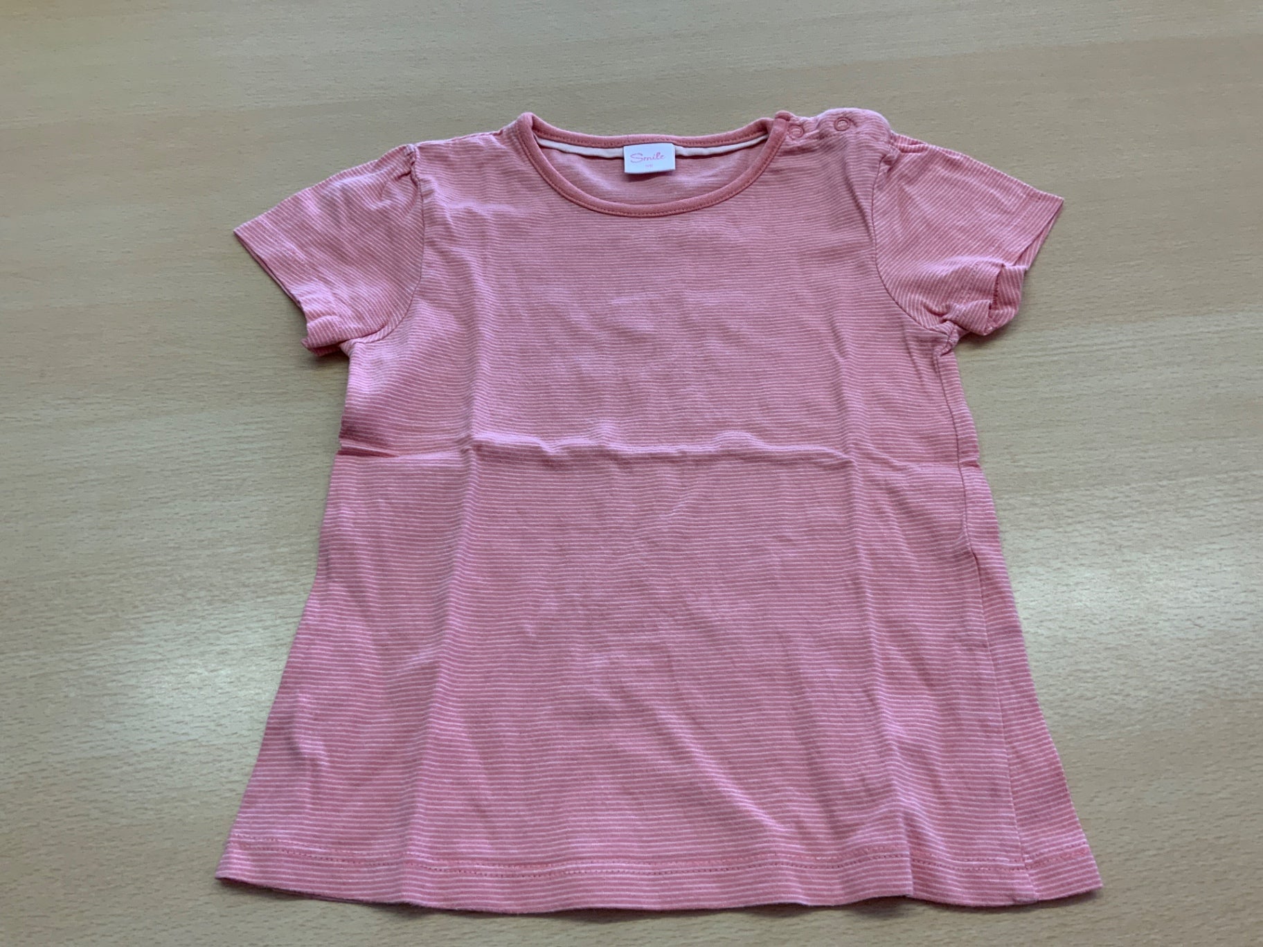 Smile T-Shirt 98 Rosa